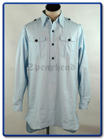 spearhead blue flecked woven shirt.jpg