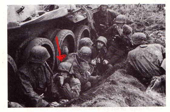 Grandfather indicated by arrow by T34, Russia