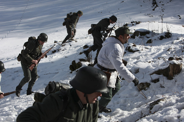 German troops atacking...