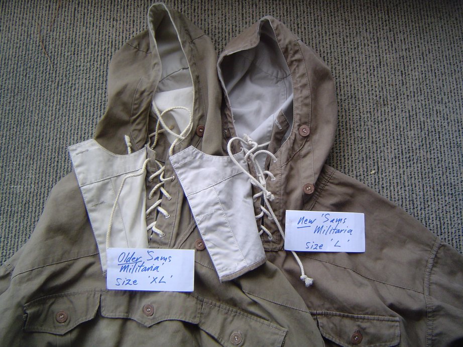 New and old Sams Mili anoraks.jpg